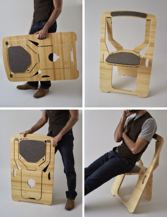 Современный дизайн функционального кресла-трансформера. 