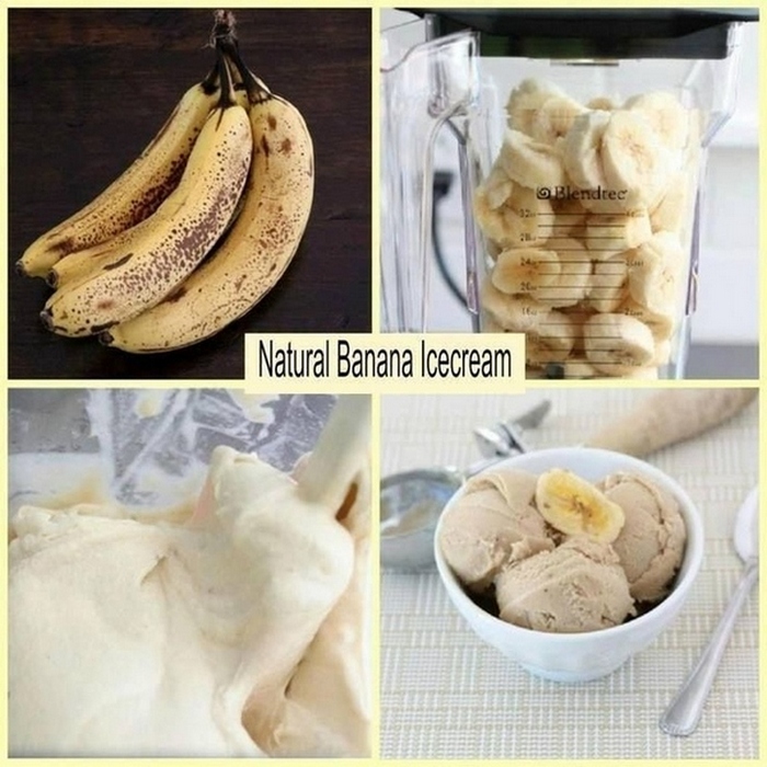 Как сделать банановое мороженое.