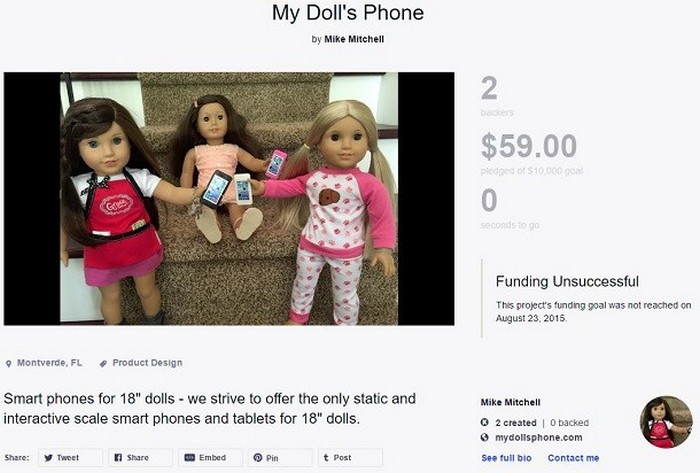 Телефоно-кукла.