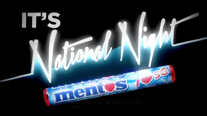 Национальная Ночь с Mentos &#8212; сингапурское изобретение.