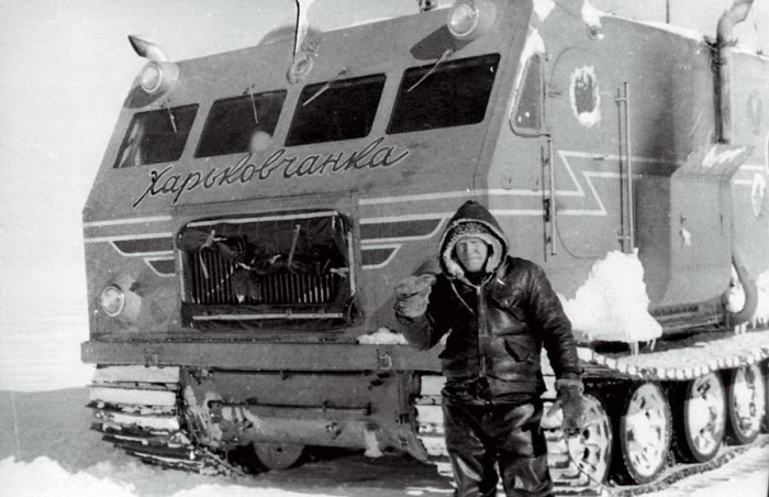 Антарктический вездеход «Харьковчанка», 1958 год. | Фото: yaplakal.com.