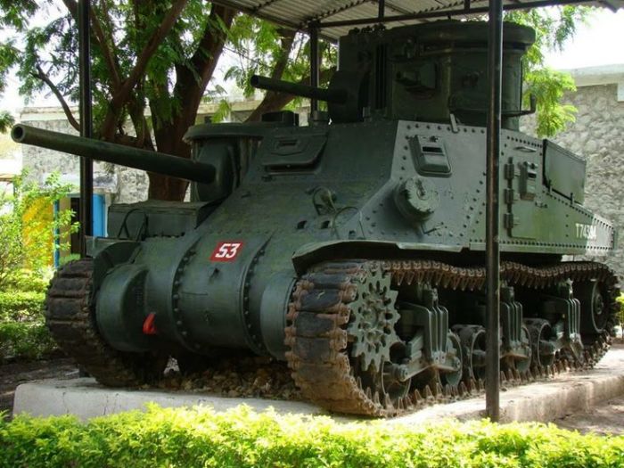 M3 Grant CDL Кавалерийского танкового музея в Ахмеднагаре. | Фото: tanks-encyclopedia.com.