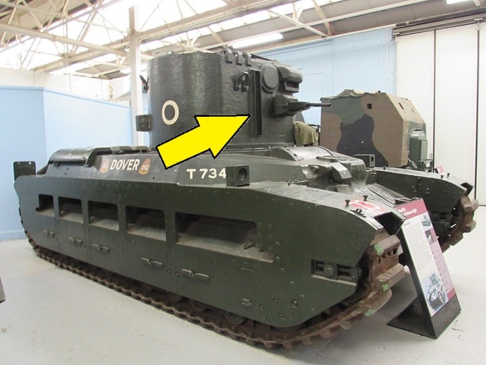 Британский танк Matilda II CDL в Танковом музее в Бовингтоне. | Фото: en.wikipedia.org.