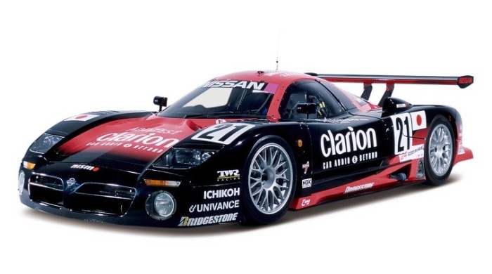 Nissan R390 GT1, участвовавший в 24-часовых гонках в Ле-Мане.