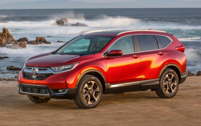 Кроссовер пятого поколения Honda CR-V появился в продаже в конце 2016 года. | Фото: guideautoweb.com.