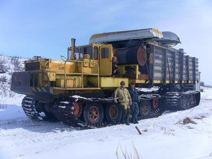 Советский снегоболотоход «Тюмень». | Фото: ok.ru.