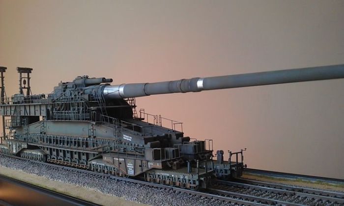 Модель пушки Доры. /Фото: yandex.ru.