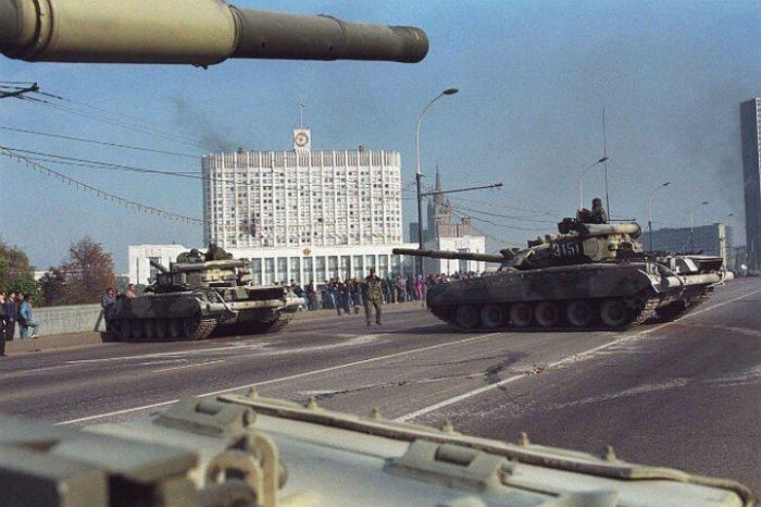 После распада страны большая часть танков была в России и Украине. /Фото: pinterest.it.