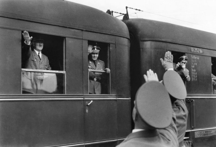 Поезд Гитлера для дальних поездок. /Фото: museumsyndicate.com.