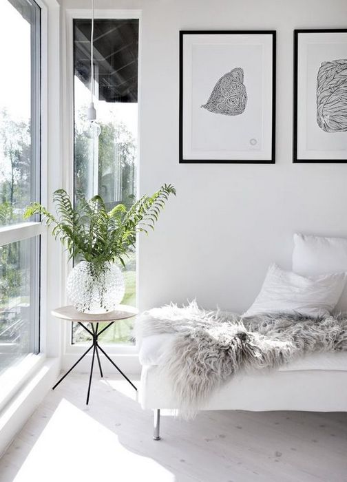 Bijela boja u unutrašnjosti - izvrsno rješenje za dizajn vašeg doma