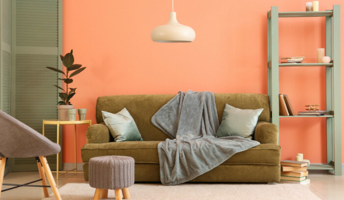 Персиковый цвет вот уже долгие годы остаётся на пике популярности и не выходит из моды. \ Фото: assets-news.housing.com.