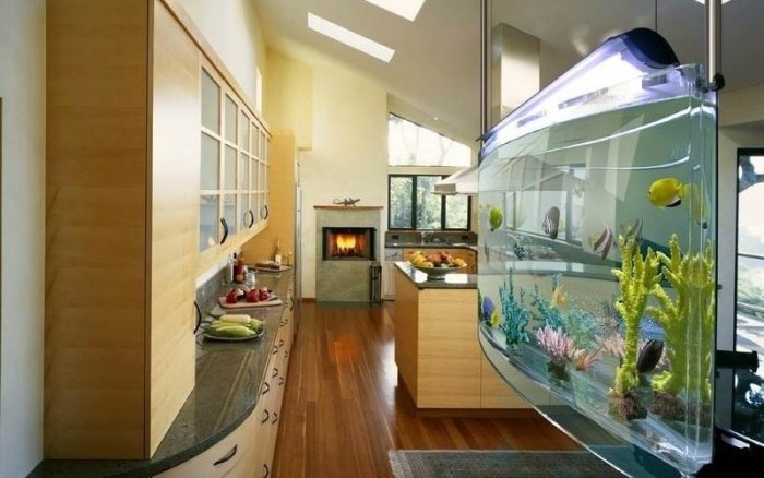 Подвесной аквариум.