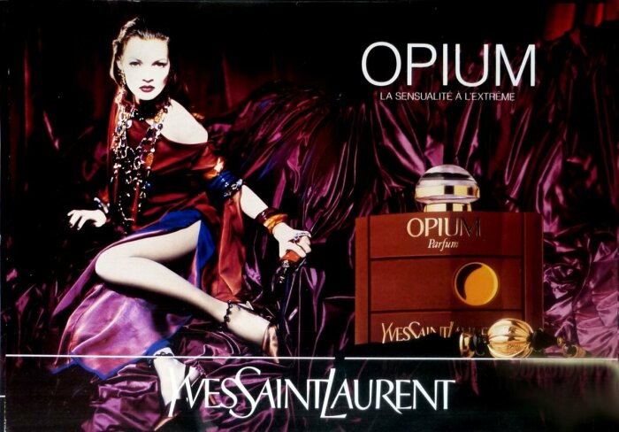 Yves Saint Laurent Opium, 1977 года.