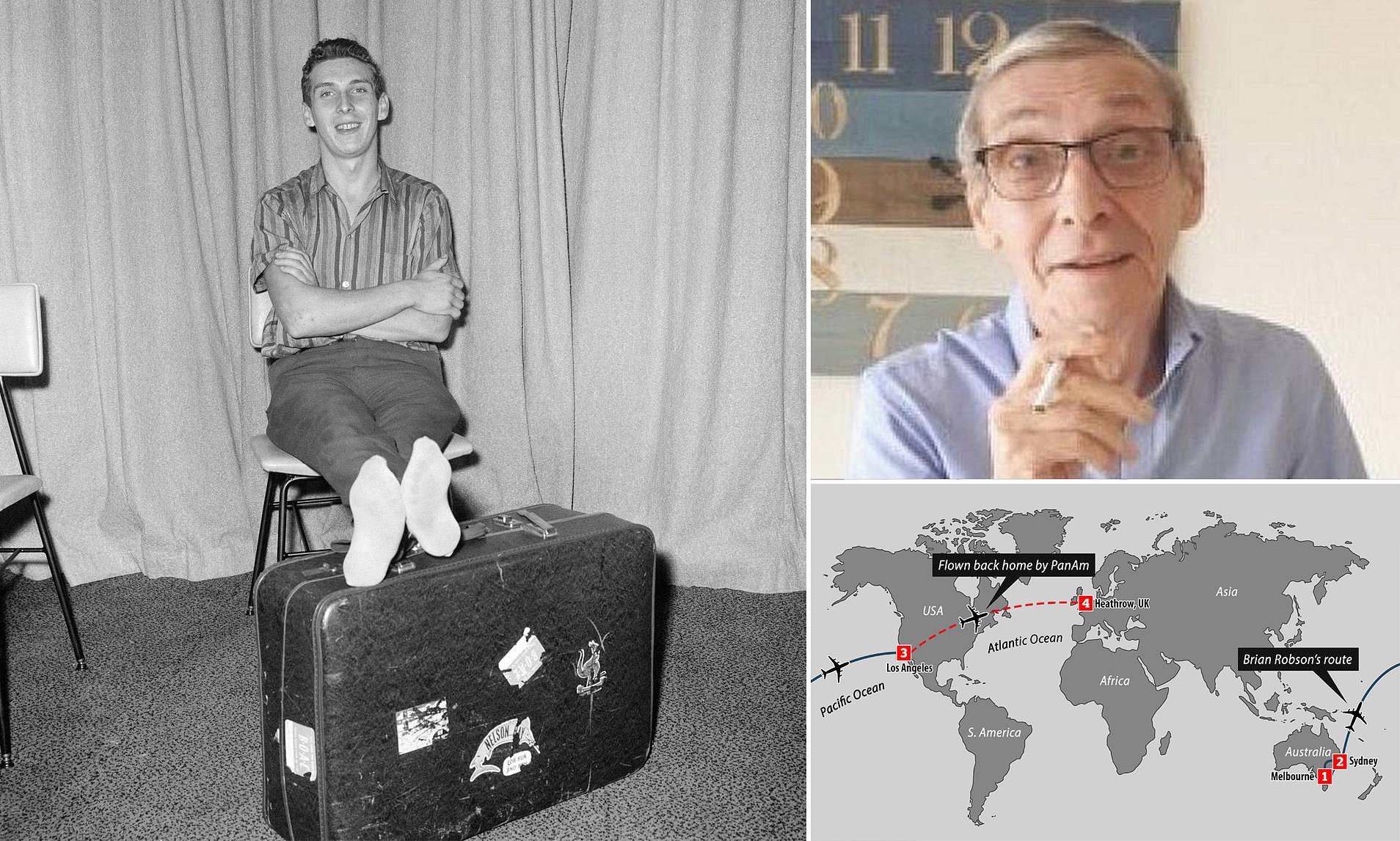 Брайан Робсон преодолел полмира, чтобы вернуться домой. \ Фото: i.dailymail.co.uk. Брайан Робсон преодолел полмира, чтобы вернуться домой. \ Фото: i.dailymail.co.uk.