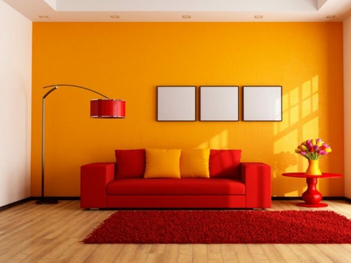Со временем яркие цвета в интерьере могут угнетать, а не радовать. \ Фото: architectureartdesigns.com.