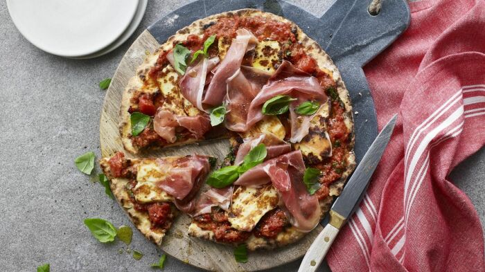 Пицца домашняя. \ Фото: pinterest.co.uk.