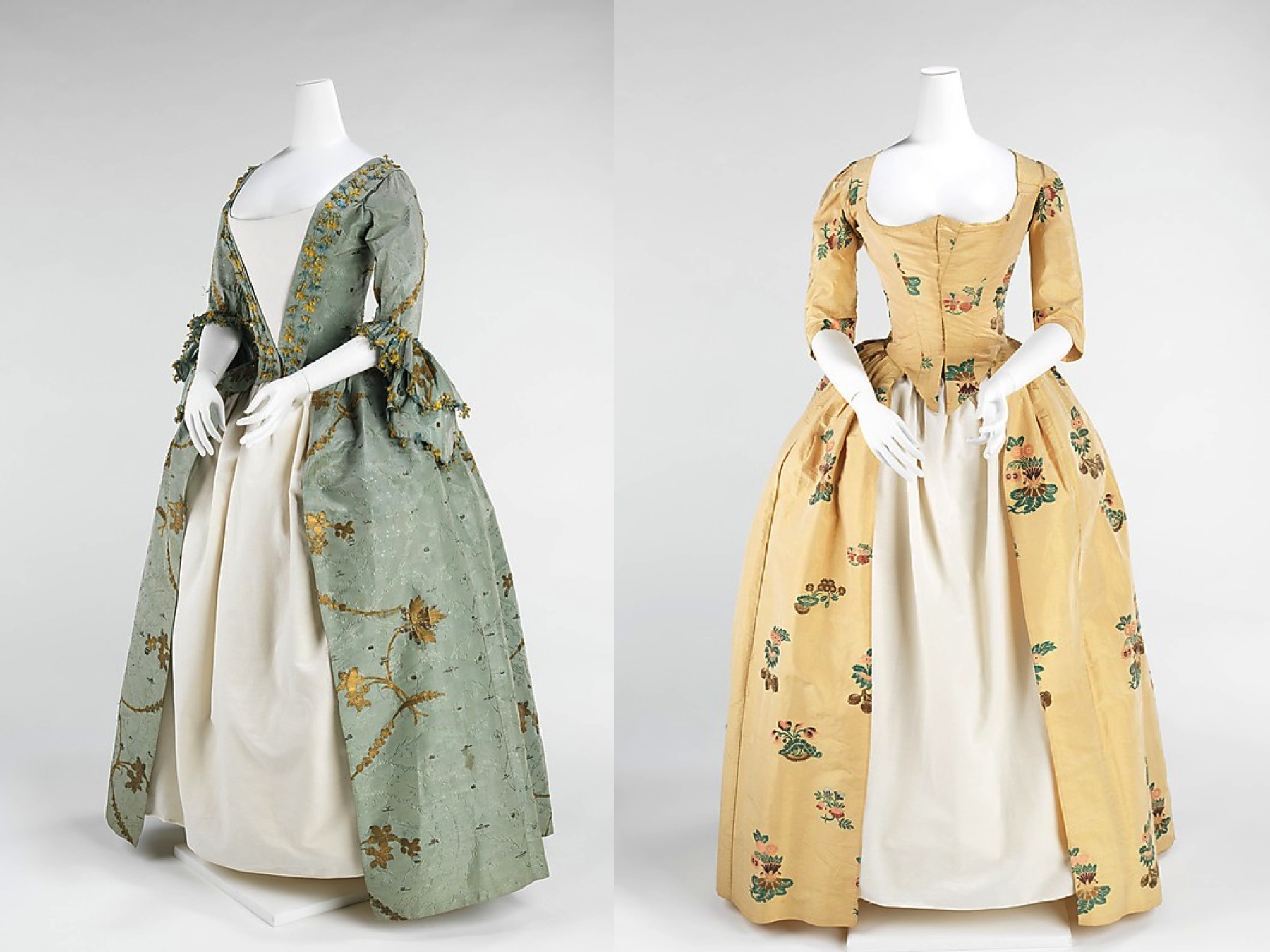 Женские платья, Англия. \ Фото: historiadeltraje.com. Женские платья, Англия. \ Фото: historiadeltraje.com.