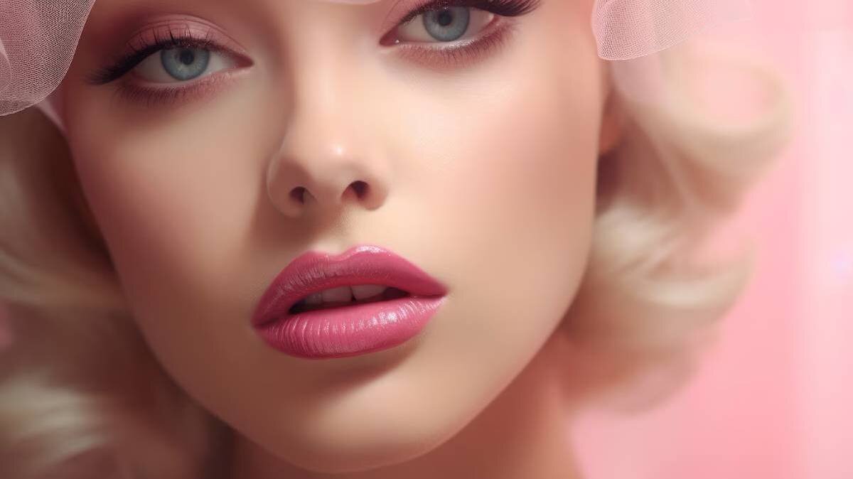 Макияж в стиле Барби.