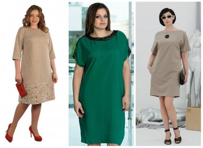 Красивые фасоны платьев для девушек и женщин в теле. \ Фото: all4moda.ru.