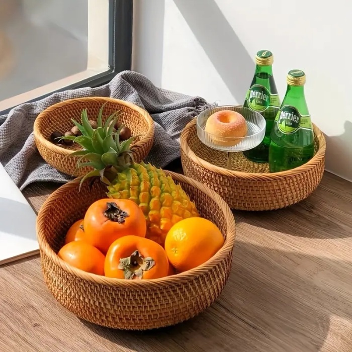 Декоративные корзинки подойдут для хранения не только фруктов и овощей, а и для сладостей. \ Фото: bing.com.