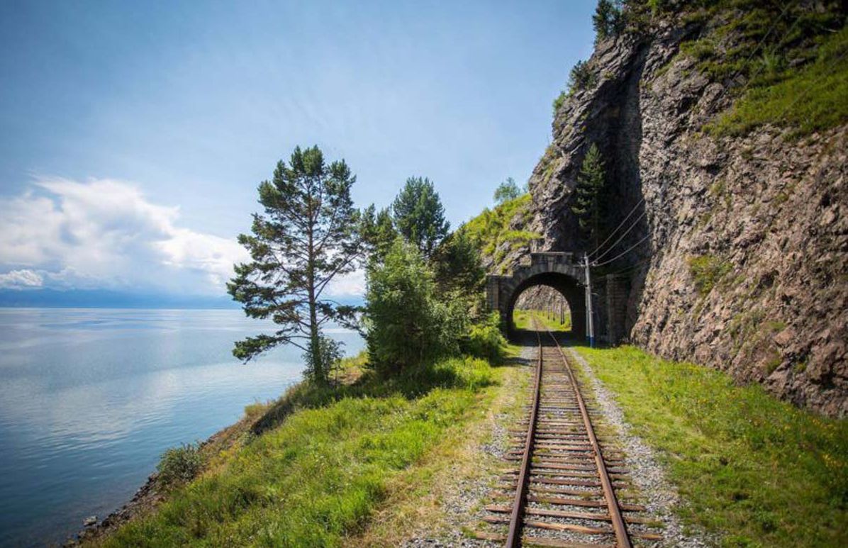 Кругобайкальская железная дорога.