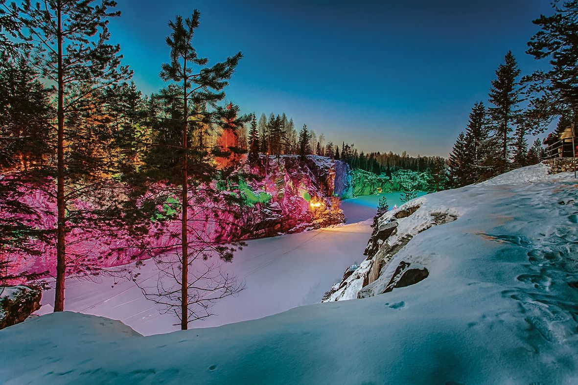 Горный парк Рускеала. Горный парк Рускеала.