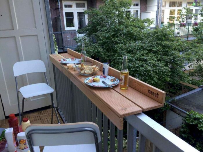 Разумное использование балкона - ещё один залог успеха. \ Фото: thearchitecturedesigns.com.