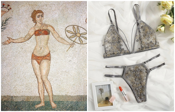 Эволюция женского нижнего белья. \ Фото: nupost.it. \ img.ltwebstatic.com.
