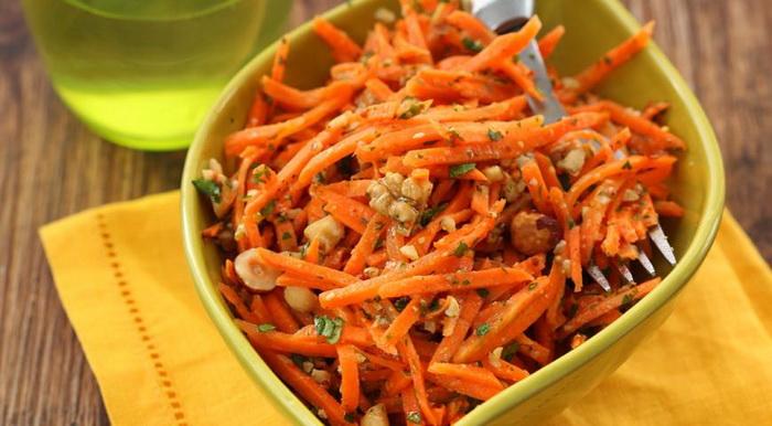 Вкусный и полезный морковный салат. |Фото: gastronom.ru