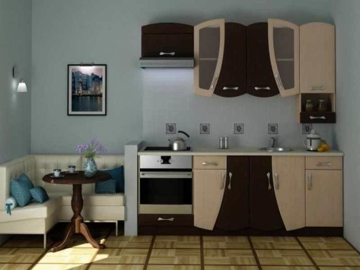 Заменив фасады, можно создать эксклюзивный дизайн кухни. /Фото: kitchenremont.ru 