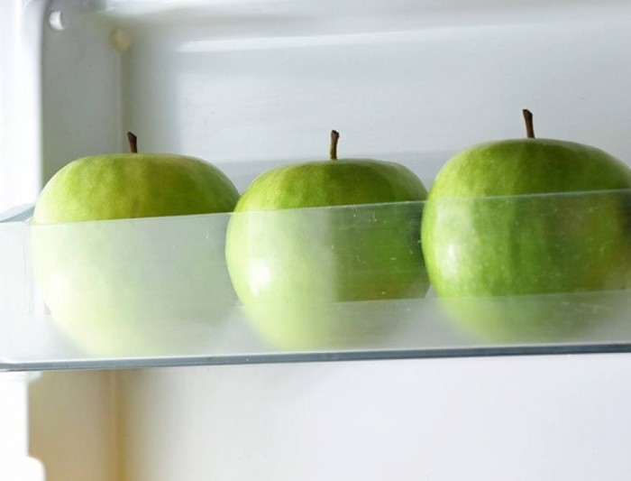 Яблоки дольше остаются свежими в холодильнике. /Фото: photo-2-baomoi.zadn.vn