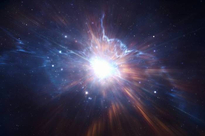 Вселенная возникла после Большого взрыва. /Фото: d.newsweek.com