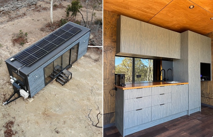 «Святилище» – стильный крошечный дом.