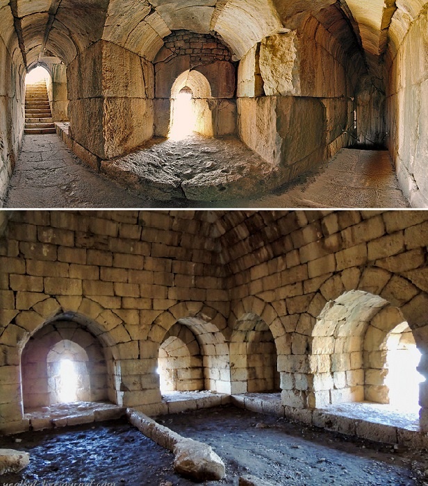 В залах главной башни сохранился дух Средневековья (Nimrod Fortress National Park, Израиль).