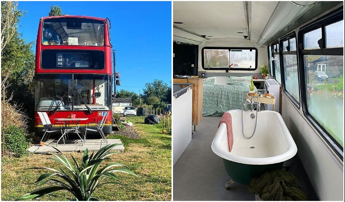 Двухэтажный автобус вдохновил британскую пару на создание дома мечты