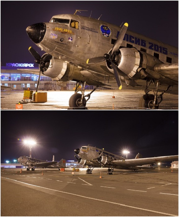 В августе 2015 августа пара Douglas C-47 (DC-3) прибыли в Красноярск, повторив исторический перелет по трассе Аляска-Сибирь времен Великой Отечественной войны.