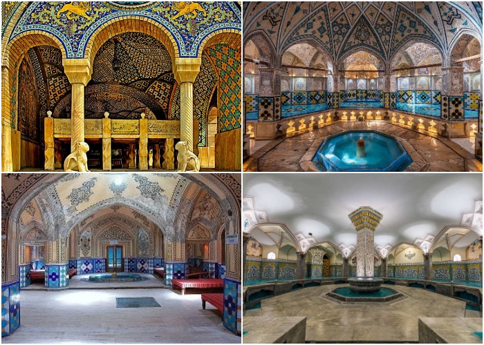 Старинные банные комплексы Ирана больше напоминают королевские дворцы.