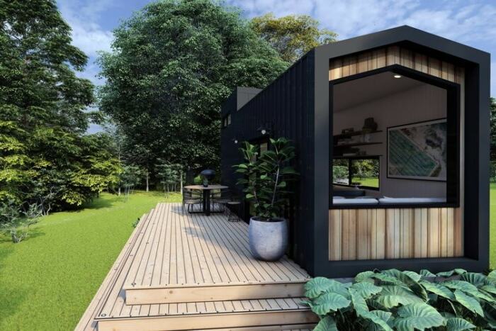 Tiny House Bondi – идеальное крошечное убежище премиум-класса (Tiny House Bondi). | Фото: autoevolution.com.