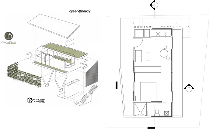 Поэтапная сборка садового дома Casa Jardin и планировка жилых зон.