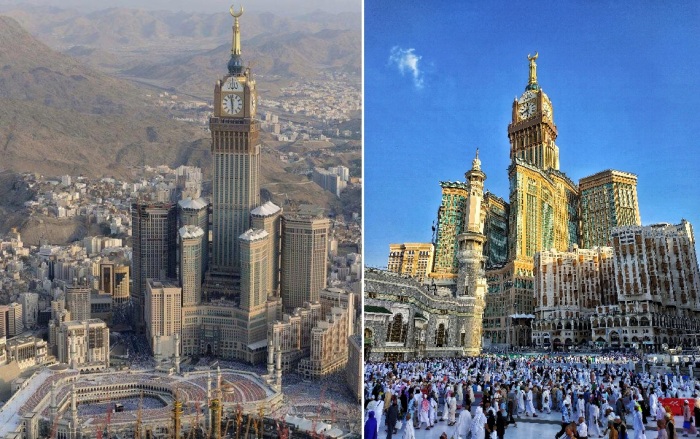 76-этажная Часовая башня, достигающая высоты 601 м является символом гостеприимства, предлагая яркие духовные виды для мусульман.