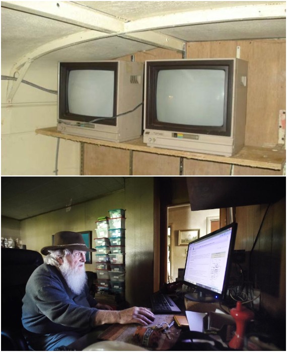 В подземном убежище установлена система видеонаблюдения, имеется даже интернет («Второй ковчег», Канада).