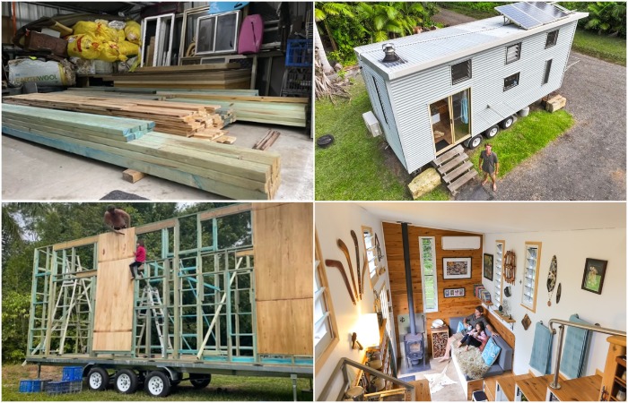 Отец-одиночка построил уютный дом для себя и маленькой дочери (Нуса, Австралия). Отец-одиночка построил уютный дом для себя и маленькой дочери (Нуса, Австралия).