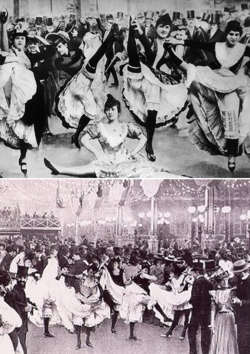 Балы и грандиозные представления в Мулен Руж в начале XX века (Moulin Rouge, Париж).