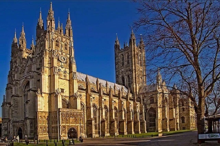 Кентерберийский собор в нынешнем виде был возведен в XV веке (Кентербери, Великобритания). | Фото: sergeyurich.livejournal.com.