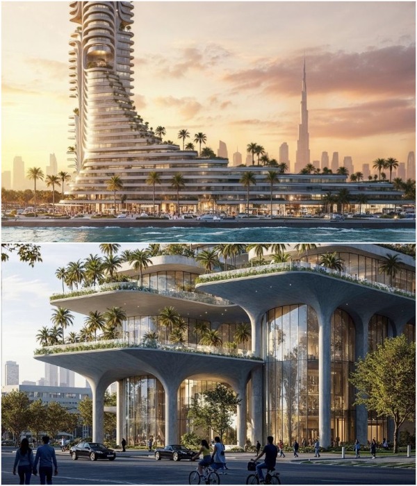 Azure Dubai Residences – многофункциональный жилой комплекс. Azure Dubai Residences – многофункциональный жилой комплекс.