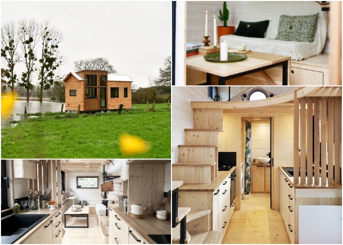 Изысканный крошечный дом Naomi – идеальное место для современных романтиков. Изысканный крошечный дом Naomi – идеальное место для современных романтиков.