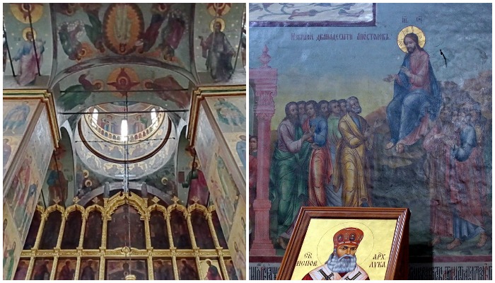 Роспись сводов и стен Спасо-Преображенского собора (Новоспасский мужской монастырь, Москва).