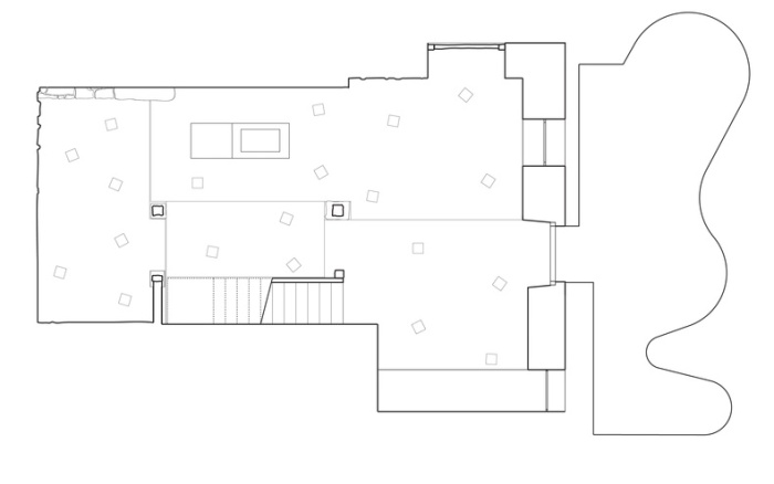 План-чертеж первого этажа и внутреннего двора. | Фото: sunnews.site.
