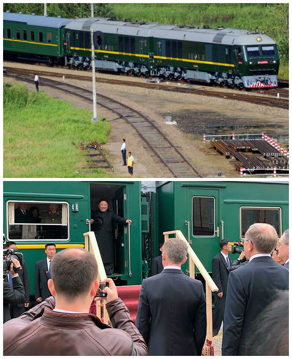 Для встречи с В. Путиным на Дальний Восток прибыл лидер Ким Чен Ын, избрав традиционный для руководителей страны вид транспорта – бронированный железнодорожный состав.