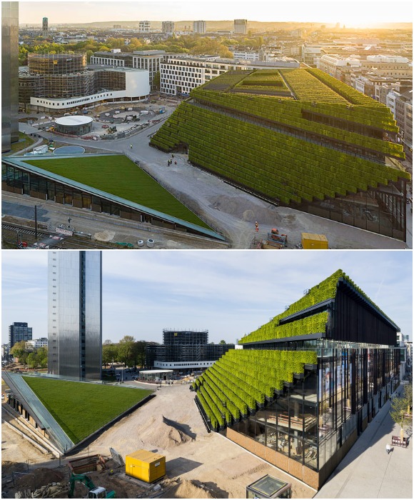 В многофункциональный архитектурный комплекс Ko-Bogen II входит два объекта – офисное здание и торгово-развлекательный центр (Дюссельдорф, Германия).